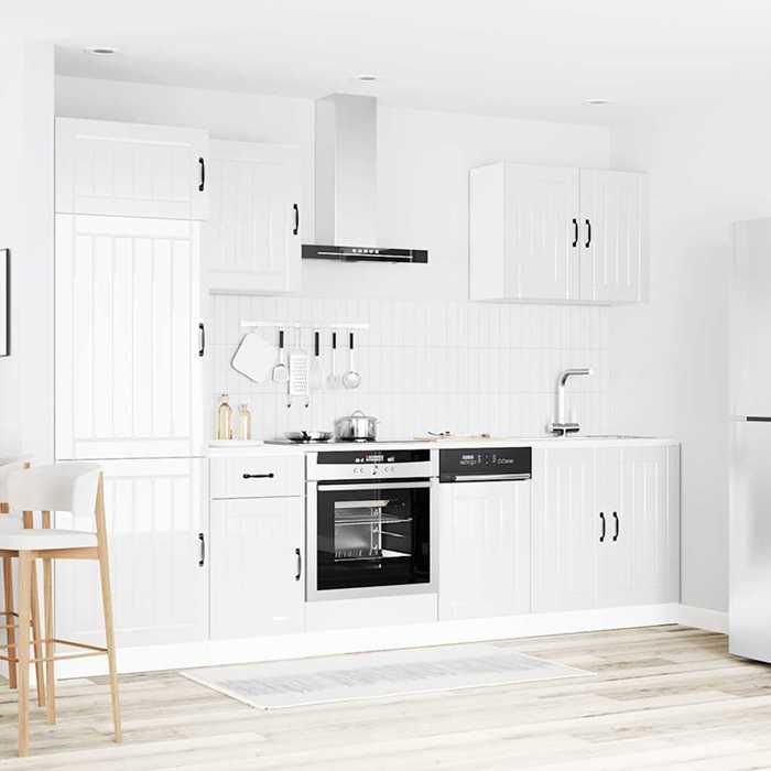 VidaXL Ensemble d'armoires de cuisine 7 pcs Kalmar bois d'ingénierie, ensemble d'armoire, étagère de rangement, placard, 3314773