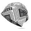 Soft printed thin cotton men's and women's headgear hip hop hipster fashion pullover hat scarf cover dual-purpose hat
