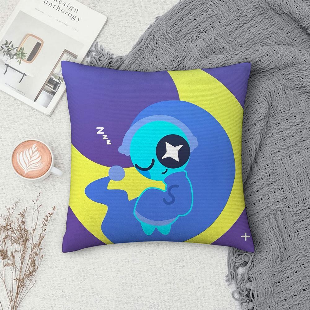 Game D-Dandys World Pillow Case Sofa Decorative Home Double-sided Print Plush Square Throw Pillow Covers Cushion Decor Cover