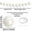 5.5-8CM Faux Large Pearl Plastic Pearl String Hanging Ornaments Elegant DIY Backdrop Decor For Weddings Parties Pearl Garlands