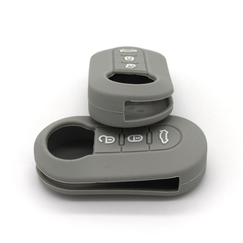 Suitable for Fiat 500 Boyue Bravo Iveco Wolfson Car Key Bag Remote Control Silicone Protective Cover In Stock