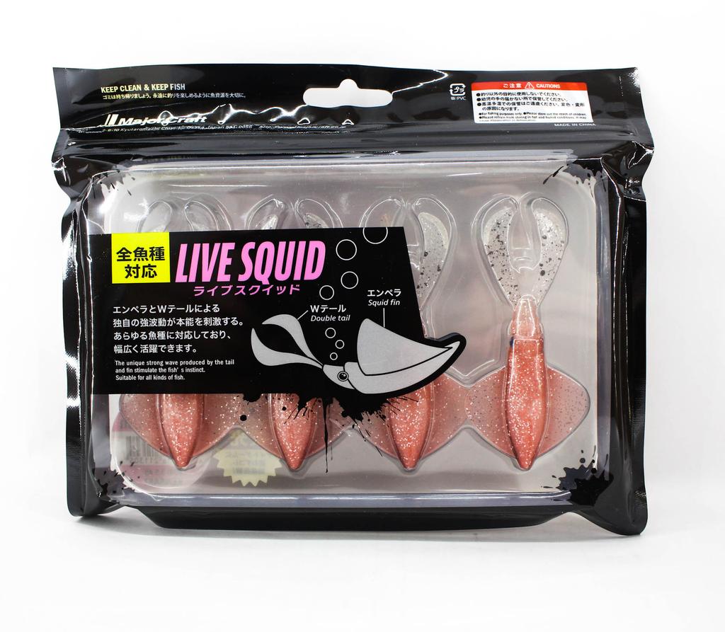 Major Craft Soft Plastic Live Squid Lure 3.5 Inch SQID3.5 005 (1305)
