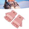 Heated Mitten Gloves Double Sided Heating Promote Blood Circulation USB Hand Warmers for Winter Warmth
