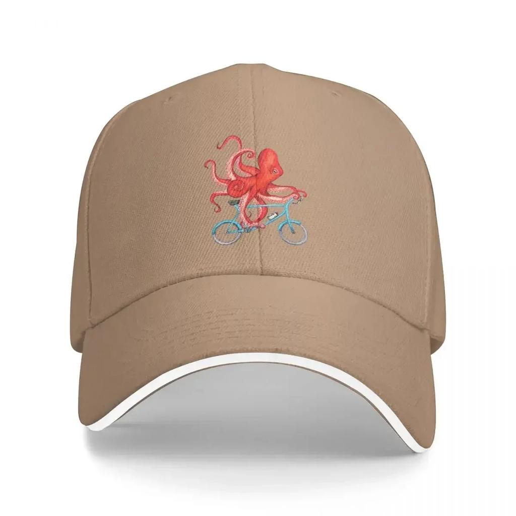 Cycling Octopus Cap Fashion Casual Baseball Caps Adjustable Hat Hip Hop Summer Unisex Baseball Hats Customizable Polychromatic