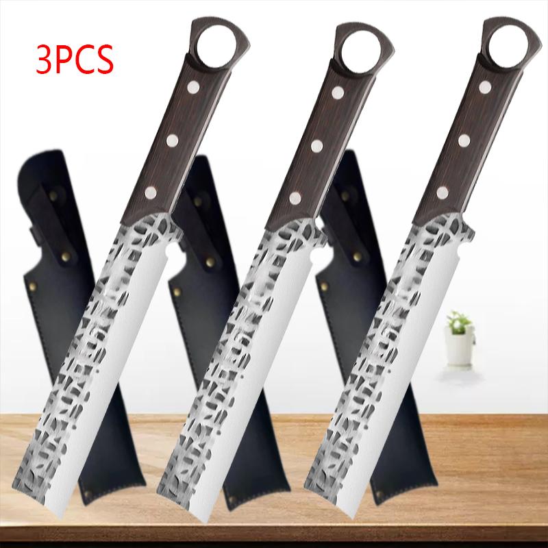 Chopping Knife Household Meat Cleaver Professional Hand Forged Multi-purpose Kitchen Knife Cutting Chicken Duck Fish Sharp Knife