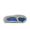 Air Jordan 4 Retro Grade School 'Military Blue' 2012 (Unisex) White / Military Blue / Neutral Grey Kids' Basketball Shoes 408452 105