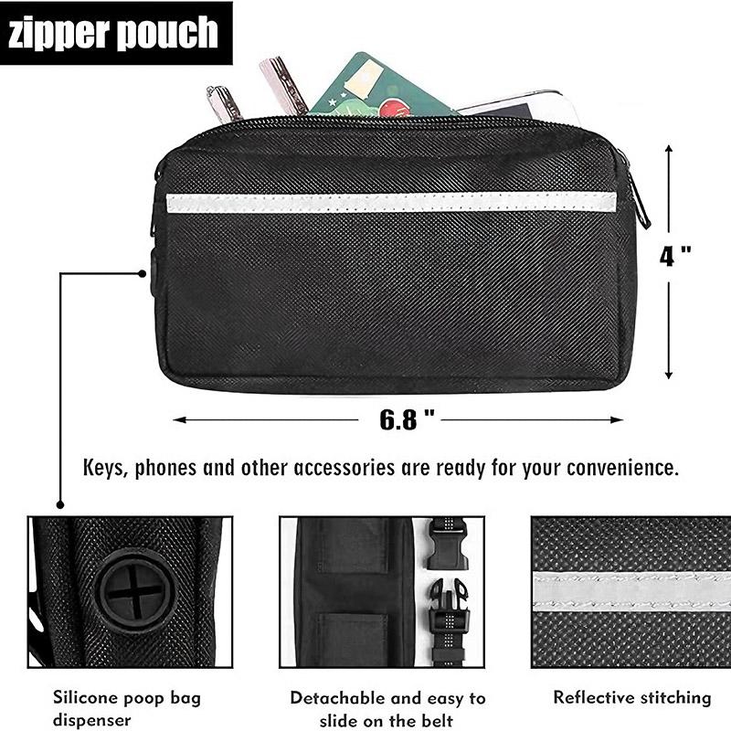 Hand Free Dog Leash for Pet Walking Running Jogging Adjustable Dog leash Waist Belt Chest Strap Traction Rope Dog Accessories