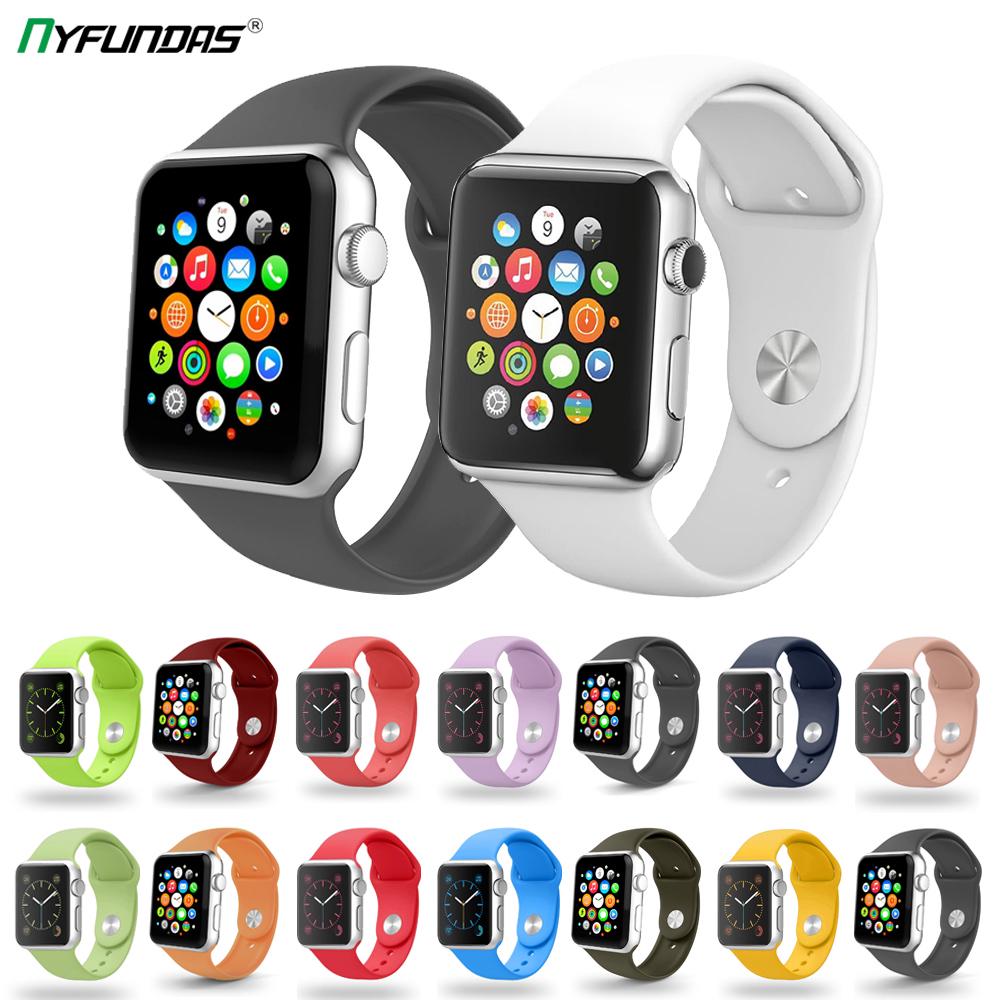 

Силиконовые часы Band для Apple Watch 5 4 44mm 40mm Ремешок для iwatch Apple Watch Series 3 1 38mm 42mm полосы