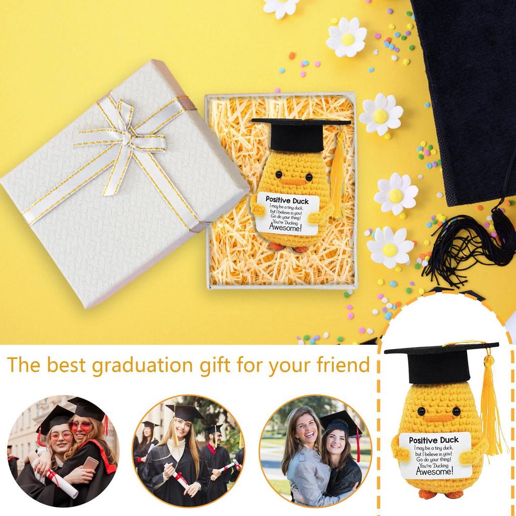 Graduation Gifts Set Class Of - Inspirational Positive  With Cap And Greeting Card – Handmade  Funny  For Her Girls Him Boys