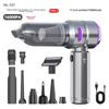 2-in-1 Portable Car Vacuum Cleaner Strong Suction Handheld Dust Blower Inflator 6000mAh Battery Home Car Dual Use