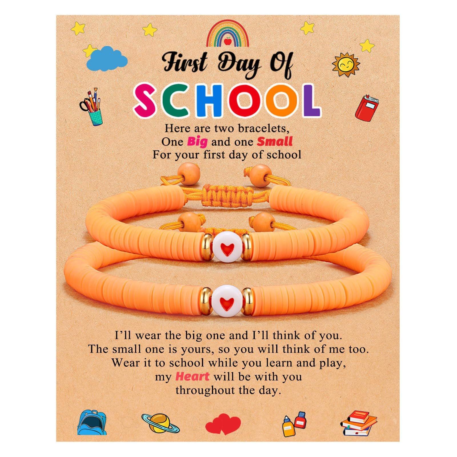 

Браслет для детского сада «Мама и я» - браслет «Первый день детского сада», браслет «Первый день школы», браслет «Назад в школу» «Мама и я» One Size