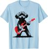 Funny Rock Maltipoo Dog Playing Guitar Music Lover Dog Kids Adults T-Shirt