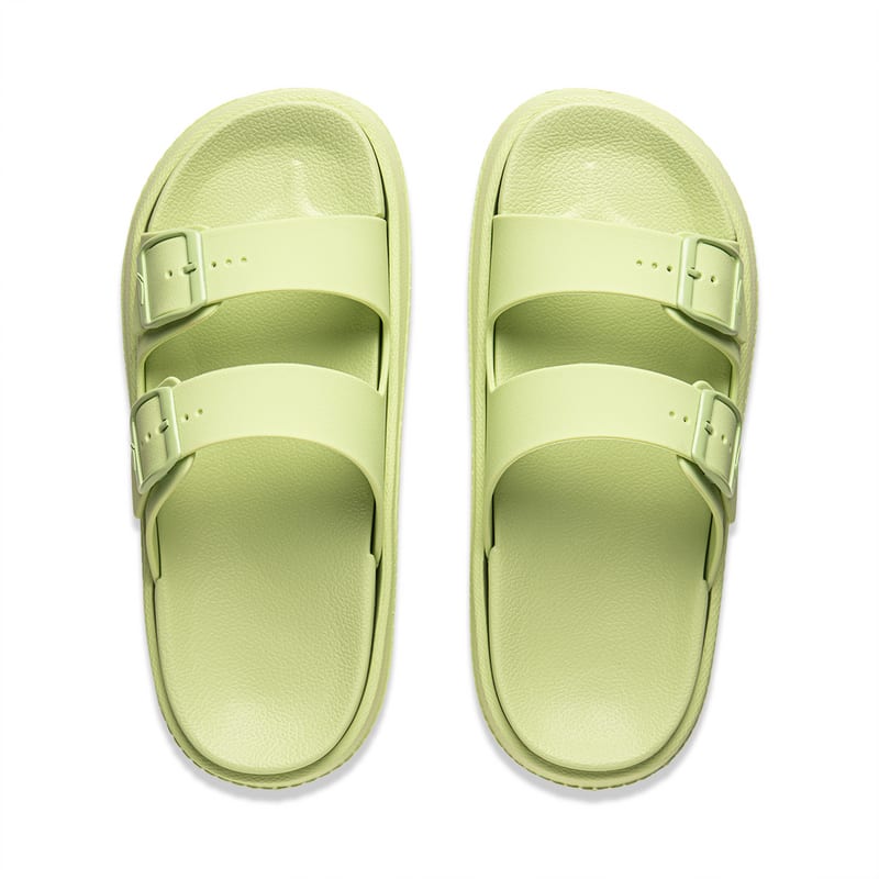 Li Ning Slip Resistant Abrasion Resistant Slip Resistant Abrasion Resistant Slide Slippers Women's Turquoise AGAV014-9