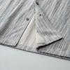 Dibenze Men's Plus Size Striped Short Sleeve Shirt