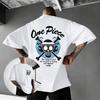 T-shirt Grafica Anime One Piece Uomo Donna 2026 Estate Cotone Manica Corta Tee Streetwear Top Casual Teschio Pirata Cappello di Paglia Luffy