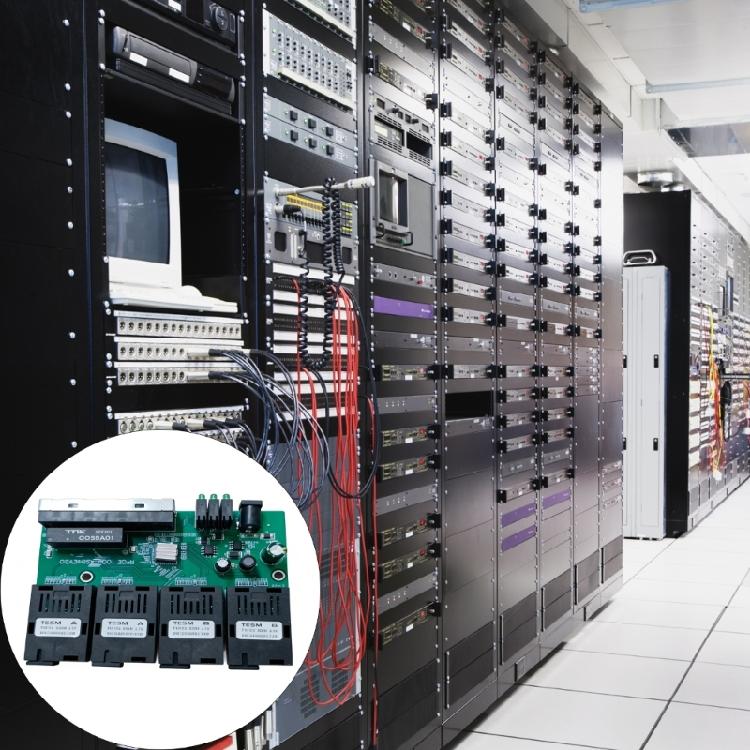 100M Fast Ethernet Switcher Fiber Reverse POE 4 RJ45 Optically Media Converter Networking Switcher for Enterprise Use