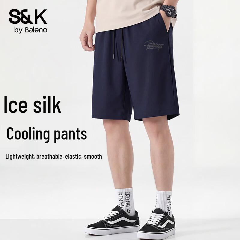 Baleno Men's S&K Series Ice Silk Casual Shorts