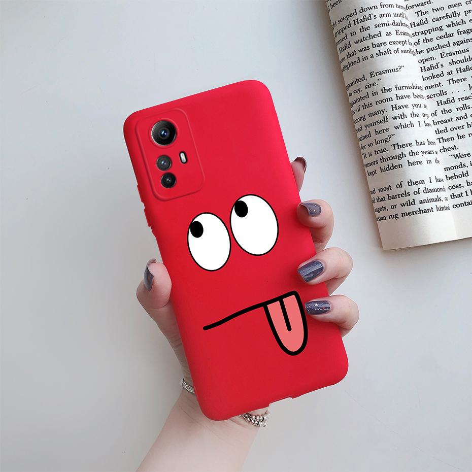 For Xiaomi Redmi Note 12S Case 4G Cat Cartoon Cute Silicone Back Cover for Redmi Note12s 2023 Fundas Note 12s 12 S 4G Soft Cases