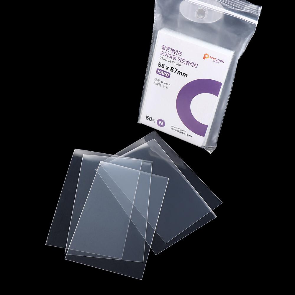 Manicotti per Carte Coreani Senza Acidi Antigraffio Pellicola CPP Set di Carte Manicotto Trasparente Ultra-sottile Resistente all'Usura per Foto Card