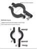 Disc Brake Front Rack for Mountain Bikes - Steel Long-Distance Bicycle Basket Accessory