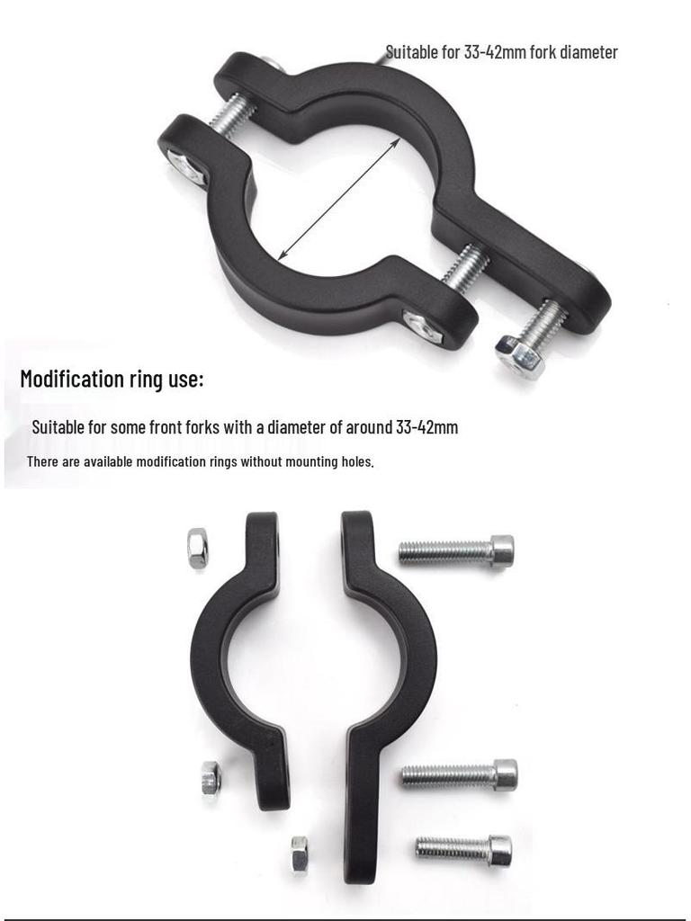 Disc Brake Front Rack for Mountain Bikes - Steel Long-Distance Bicycle Basket Accessory