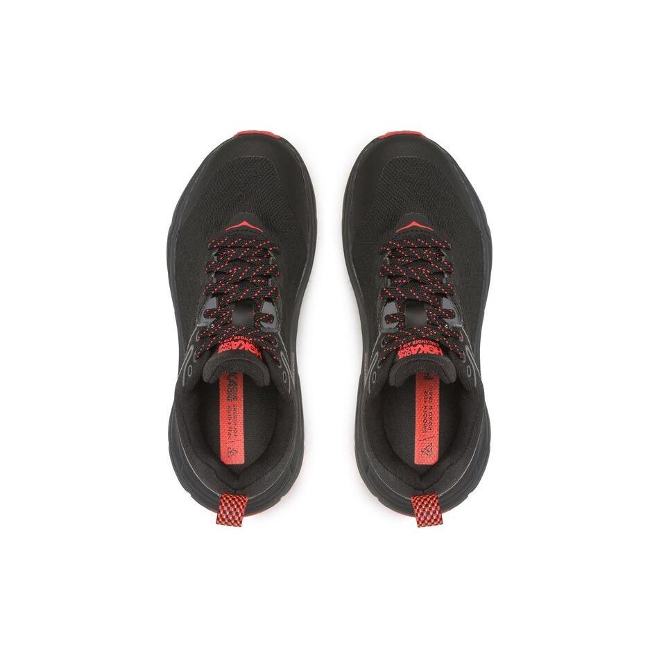 HOKA Challenger ATR 6 GORE-TEX Noir Rouge Baskets Femme 1116878-BBLC