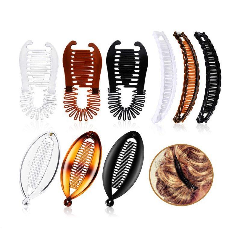 

Заколка для волос «банан» Набор зажимов для волос «банан» Заколка для волос «рыбка» Повязка для волос Гребень для волос «ленивая» 15*2.3cm