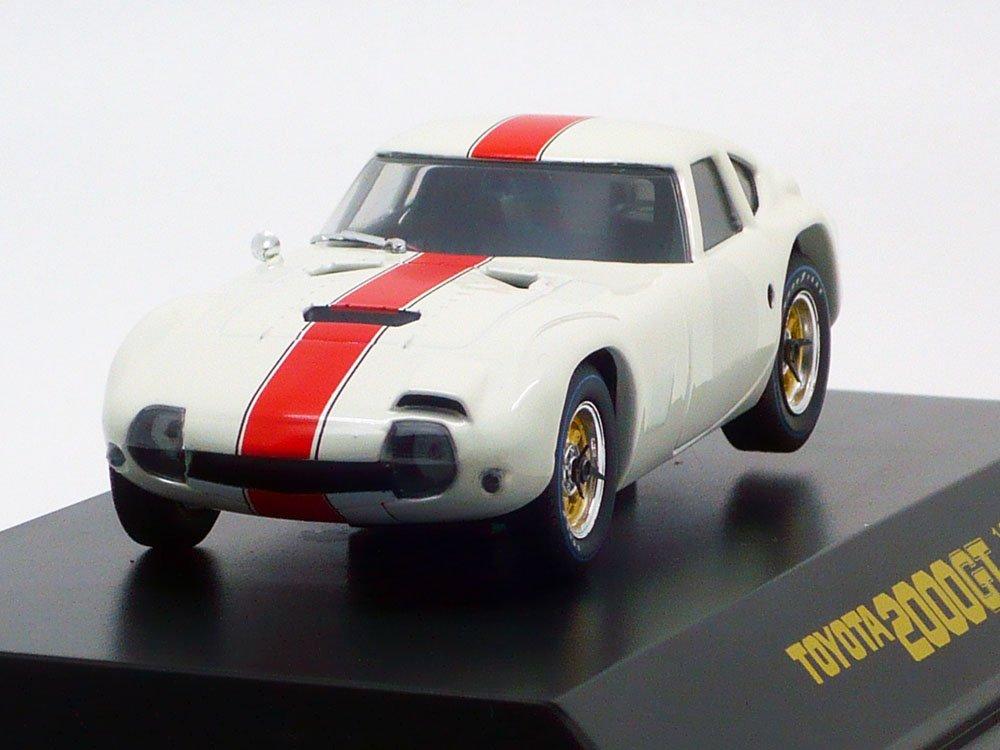 Q Model Scale Toyota 2000GT 1966 Japanese Grand Prix Hosoya Practice Specification Red Stripe Finished Product 1/43