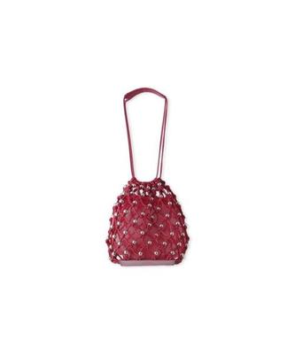 Miesloe Perlen Tasche MWGB242507 Damen Rot Einheitsgröße