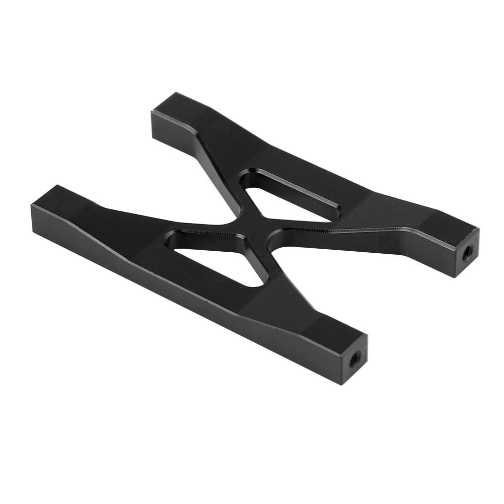 RC Car Aluminum Bumper Frame Brace for Axial SCX10 Electric Remote Control Crawler (Black)