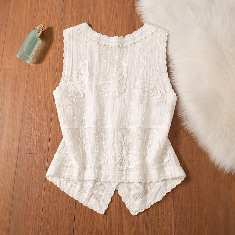 CYPRESS HOUSE Women's V-Neck Single-Breasted Vest