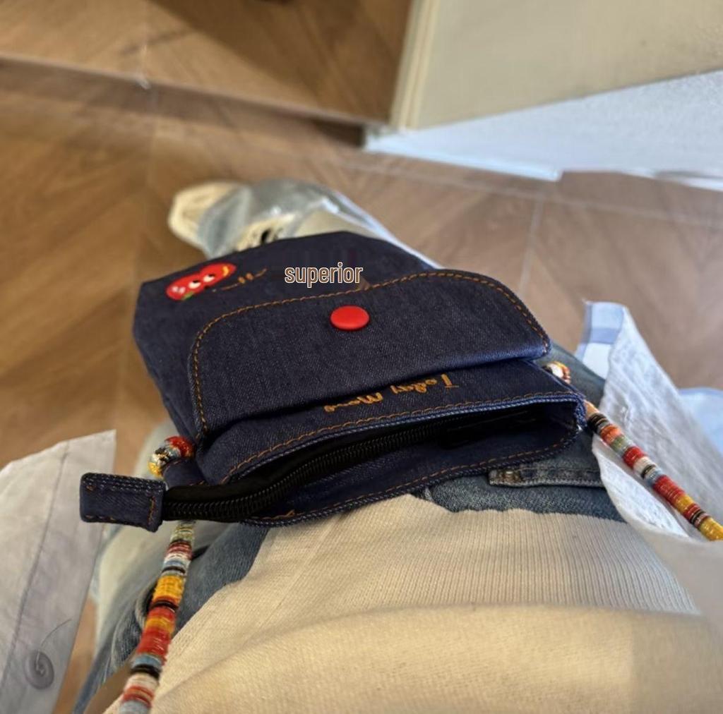 Hochwertige Denim Umhängetasche für Handy: Sommermode, Vielseitig, Frisch & Kompakt