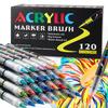 Acrylic Soft Tip Non-Bleeding Liquid Marker Pen for Art and Graffiti