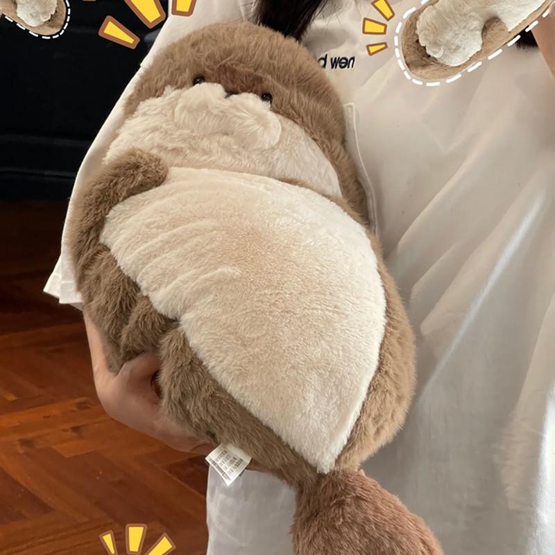 Seal Plush Stuffed Toy Soft Cute Cuddleable Sea Otter Pillow Doll Super soft Plush Doll, perfect as a birthday gift
