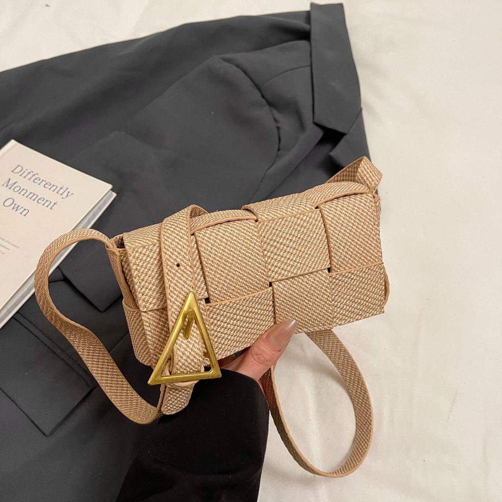 Personalized Trendy French High-quality Texture Bag for Women New Fashion Simple Bag Knitted Women's Crossbody Bag