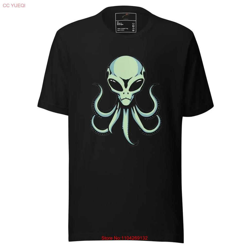Alien Octopus Unisex S T Shirt With Out Of This World Design Vintage Casual Breathable Versatile Designer Clothes Unisex