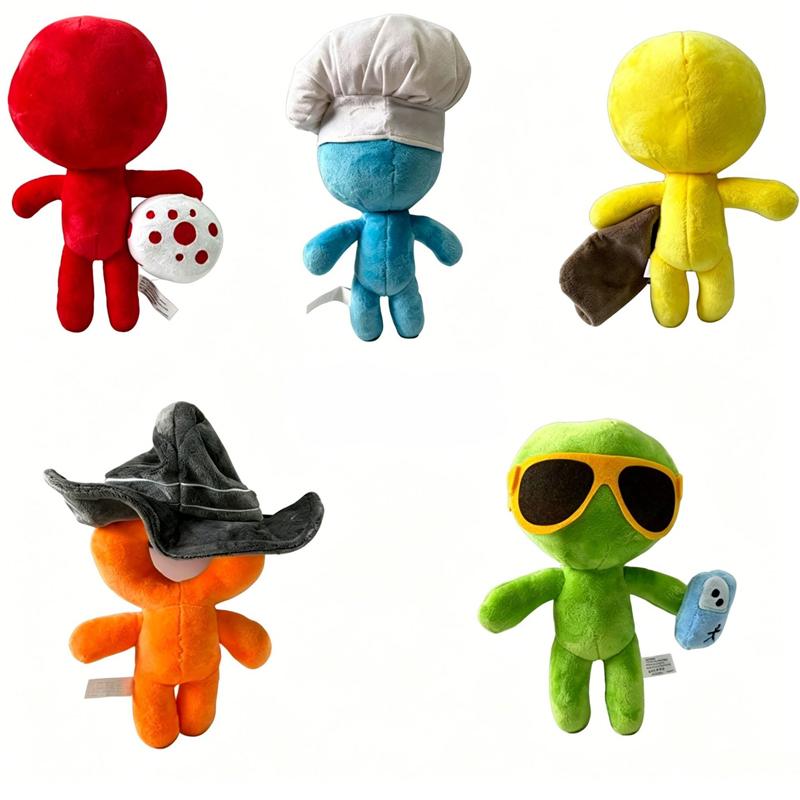 Cute Alan Becker Stick Youtoz Plush Toy Soft Stuffed Stickman Doll Cartoon Animation Character Collectible Gift Birthday Present