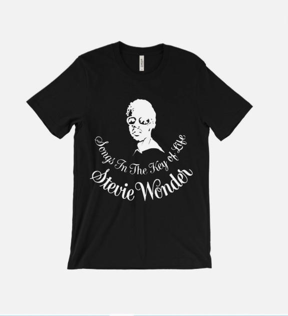 Stevie Wonder T Shirt - Album art, Songs In The Key Of Life - My Cherie Amour XXXL