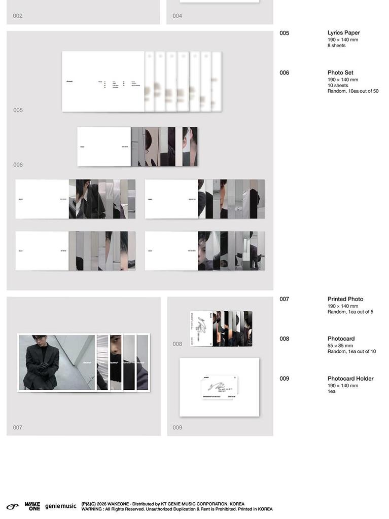 ZEROBASEONE 6th Mini Album - Ascend- (11 Ver.)