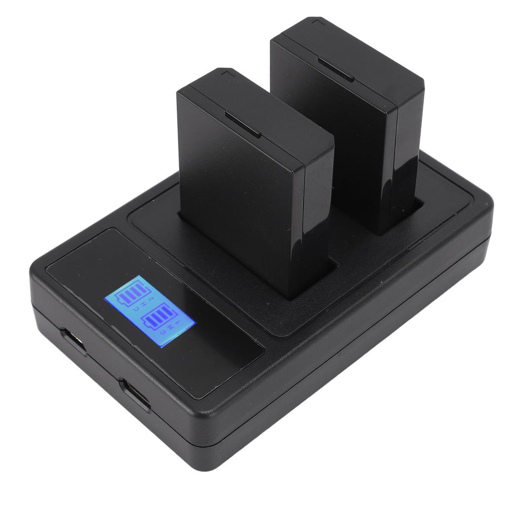 Camera Battery 2300mAh with Charger Portable for KISSX50 X70 T5 T3 T100 4000D 3000D 2000D 1500D