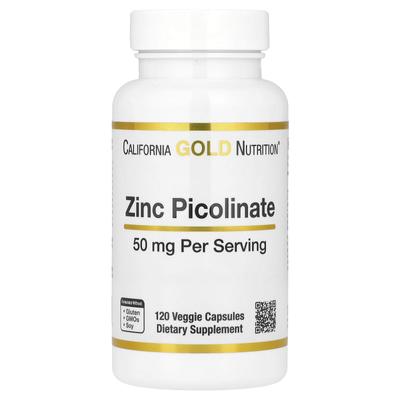 Zinc Picolinate, 50Mg, 120 Veggie Caps