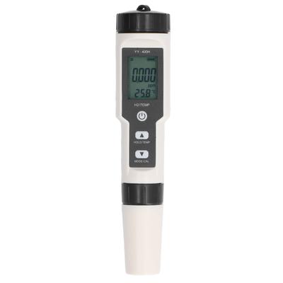 Wassertester 2 in 1 Abnehmbares Sondendesign ABS LCD-Anzeige Hintergrundbeleuchtung Wasserprüfgerät für