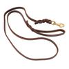 Artificial Leather Dog Leash Soft and Comfortable Pet Training Rope with Snap Hook for Outside