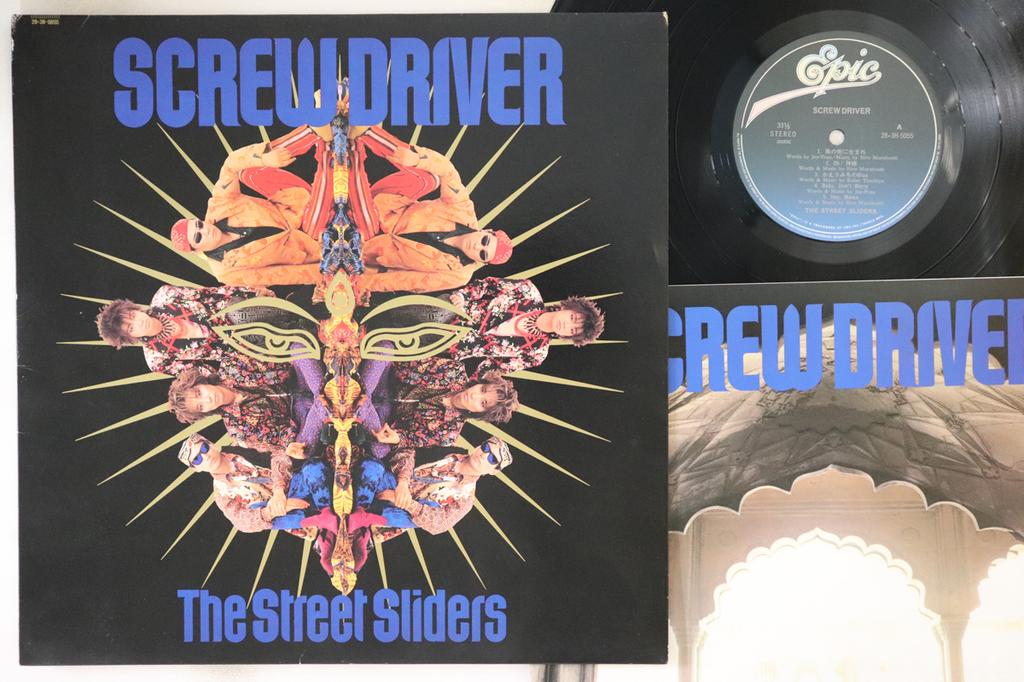 LP Record STREET SLIDERS - Screw Driver 283H5055 EPIC 1989 Japan Japanese Pop/Rock Used