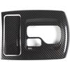 Gear Shift Panel Trim Cover Compatible with Infiniti G37 2009-2013, ABS Plastic Gear Shifter Console Anti-Scratch Frame Cover Accessories (Carbon