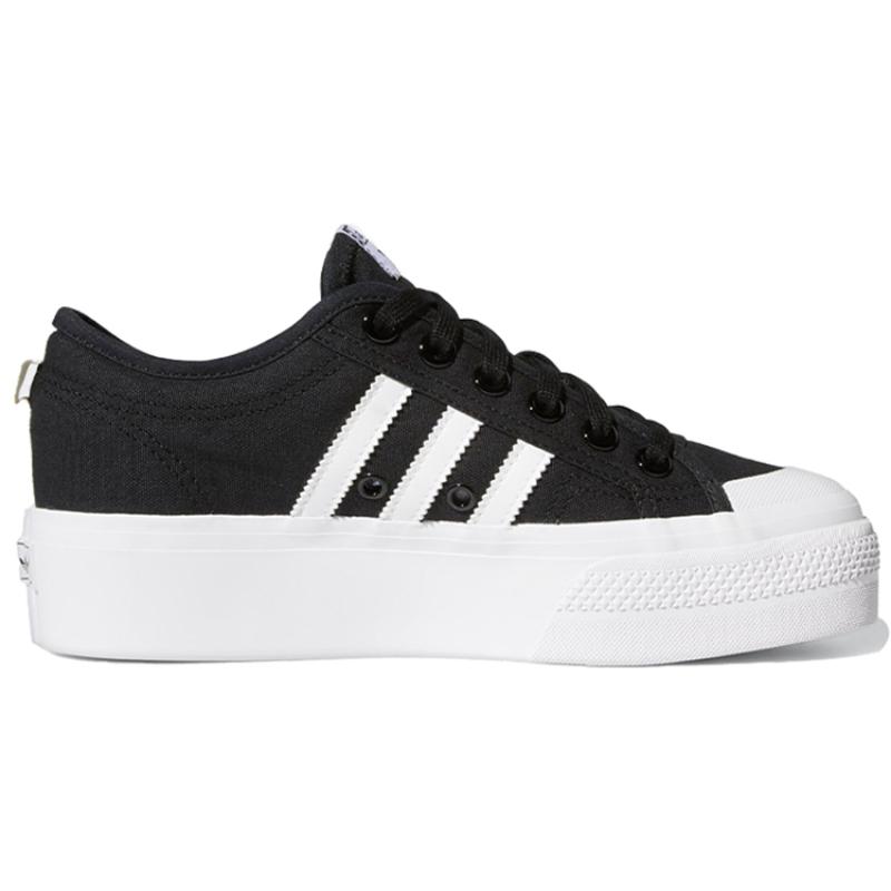 adidas Women's Nizza Platform 'Black' Women's Sneakers FV5321