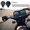 Motorcycle Speedometer Digital Motorcycle Tachometer Speed Gauge LED Odometer Waterproof Tachometer Universal Digital Gauge