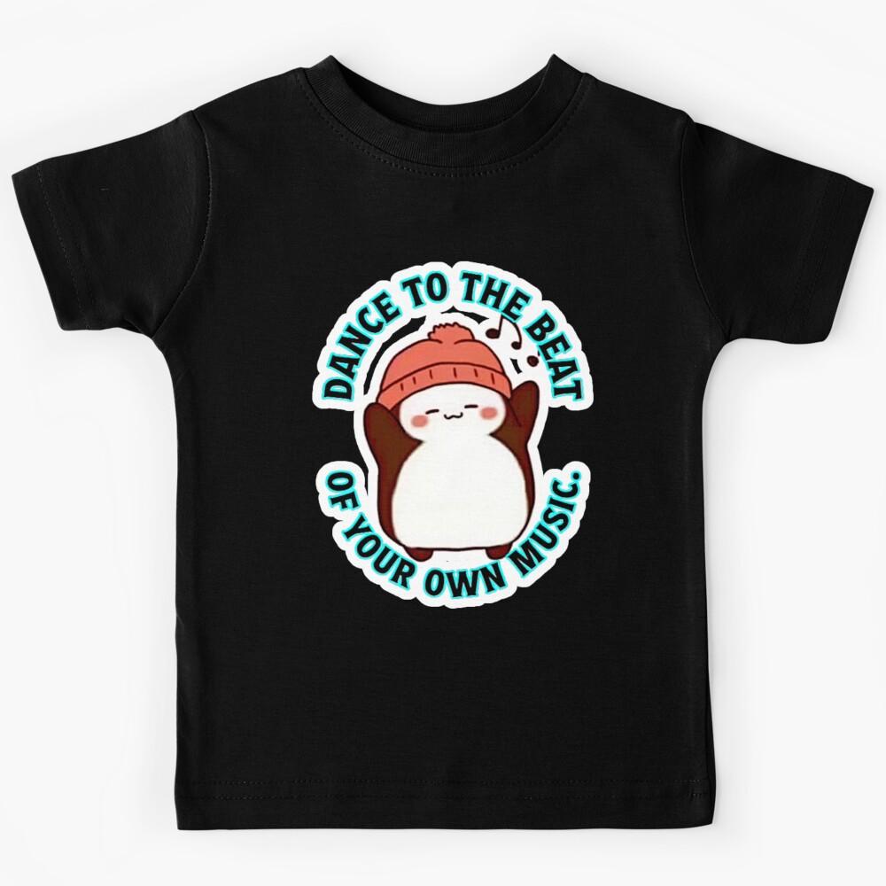 Groovenguin - Dance to the Beat of Your Own Music Kids T-Shirt 170