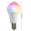 Bluetooth RGB Smart LED Light Bulb E26/E27 9W/10W Dimmable For Alexa Multicolor
