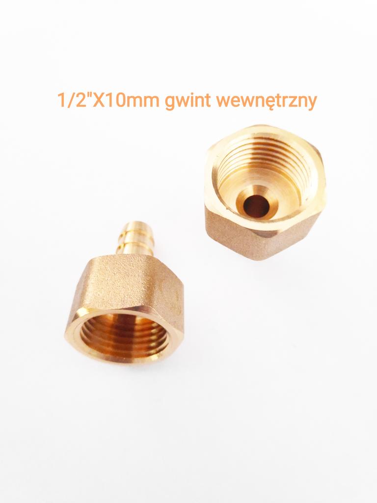 Hose End 1/2X10Mm Thread Brass